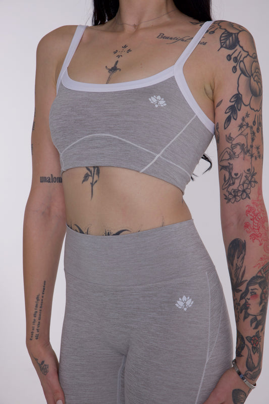Aura Crop - Light Grey