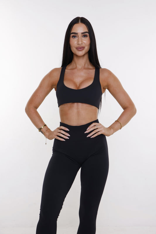 Serene Crop - Black