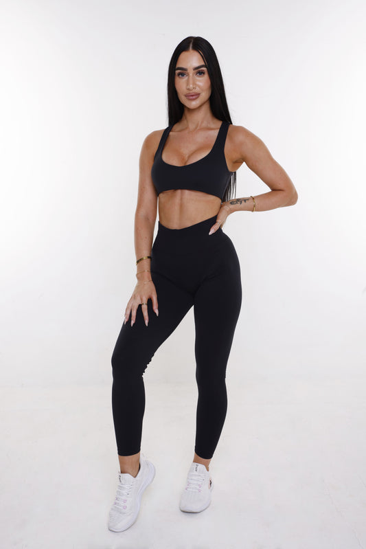 Non-Scrunch Bum Black Leggings