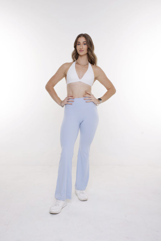 Manifest Flare Leggings - Baby Blue